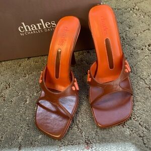 Charles David sling sandal.